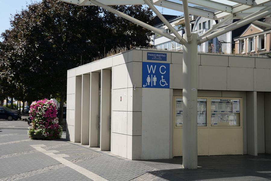 Videoüberwachung von Toilettenhäuschen