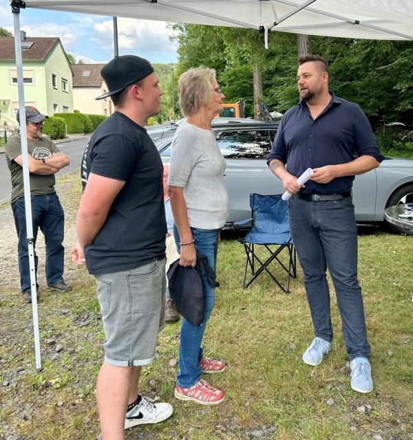 Viele Themen bei der Einwohnersprechstunde mit OB Siefert in Friedrichssegen