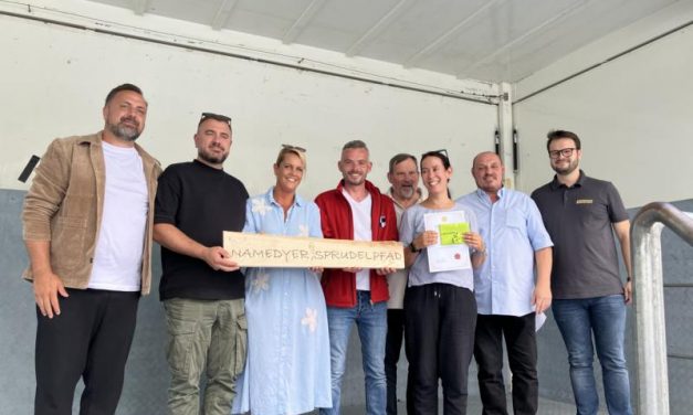 Siegerehrung des Namenswettbewerbs – „Namedyer Sprudelpfad“ gekürt