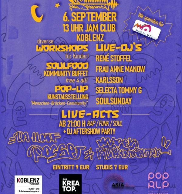 Kommunity Jam Session im Jugendhaus am Moselring