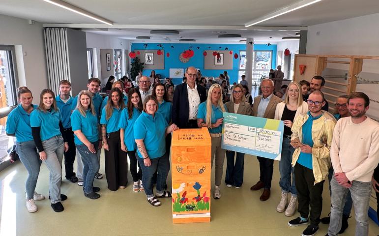 Nachhaltiges Engagement – „Bienenbande“ aus Rheinbrohl gewinnt 1. Preis bei Süwag Förderpreis