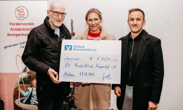 VR Bank RheinAhrEifel eG unterstützt Frühchen und Neugeborene in der Kinderklinik Kemperhof