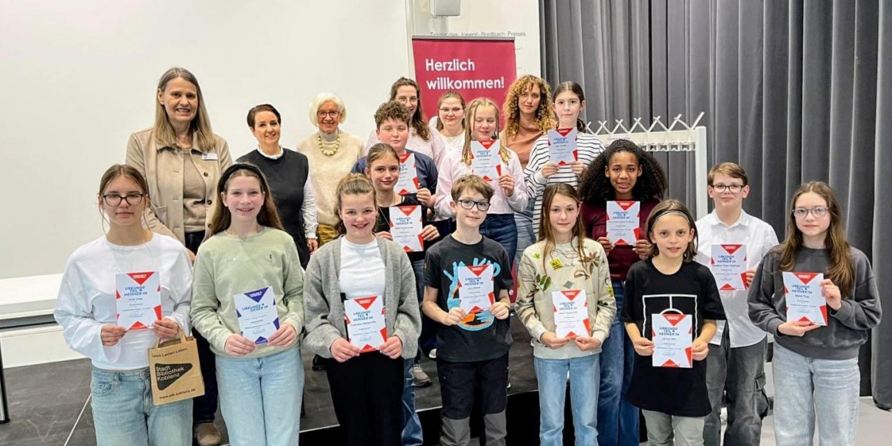 Emma Maria Wingenter gewinnt den Vorlesewettbewerb in der Stadtbibliothek