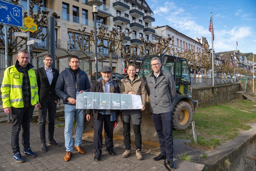 Baubeginn der Sanierung der Rheinufermauer in Boppard: Auftakt für nachhaltige Sicherung und Neugestaltung des Rheinufers