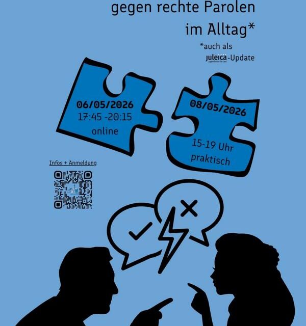 Noch Plätze frei beim Argumentationtstraining gegen Rechts