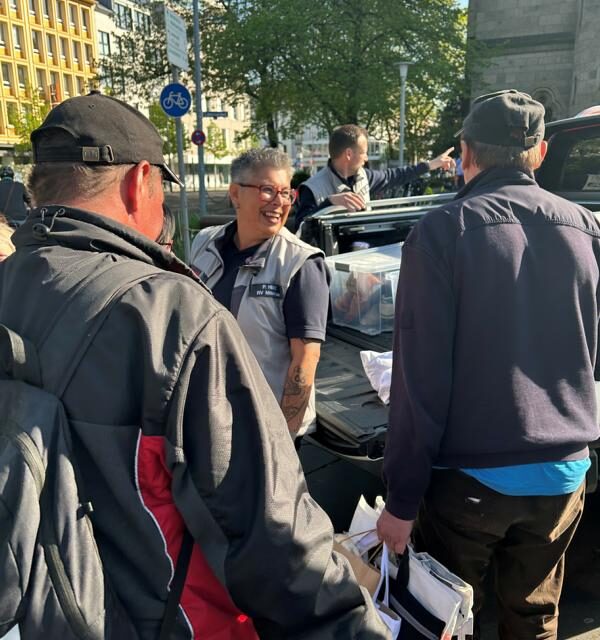 Johanniter helfen Wohnungslosen in Koblenz