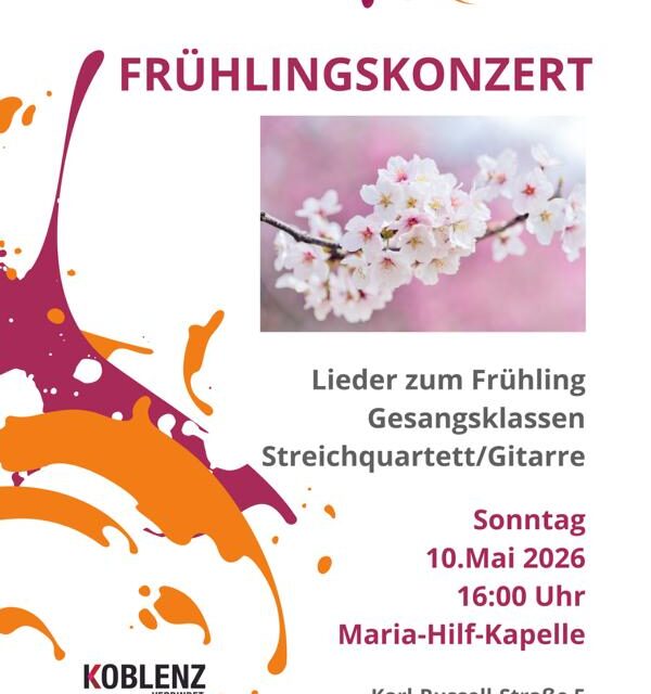 Frühlingskonzert am 10. Mai