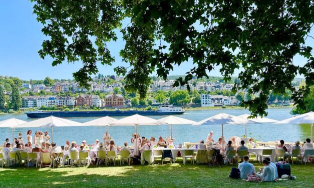 Dîner en blanc –  Kult-Picknick in Weiß mit Livemusik