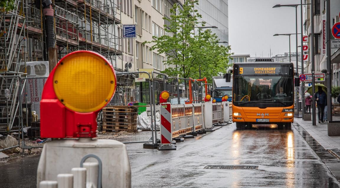 Clemensstraße ab spätestens Donnerstagabend wieder durchgängig befahrbar