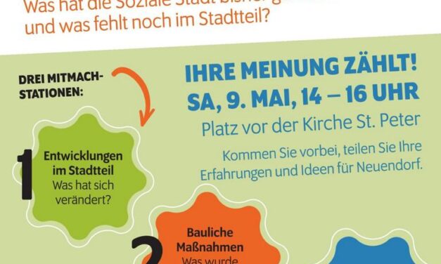 Tag der Städtebauförderung: Neuendorf gemeinsam gestalten