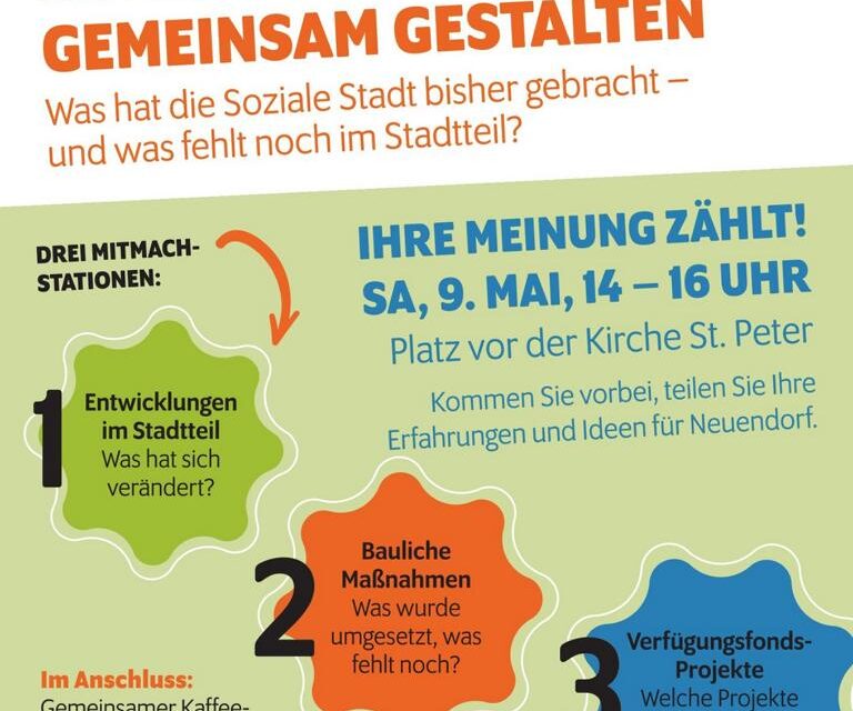 Tag der Städtebauförderung: Neuendorf gemeinsam gestalten