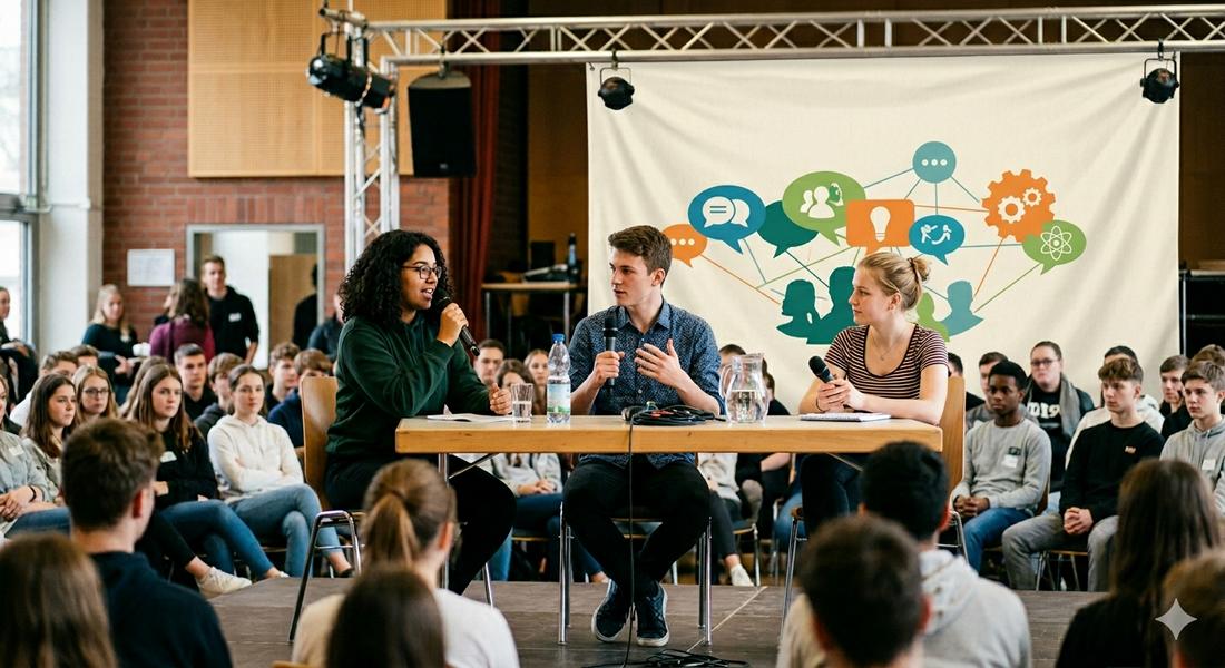 Zukunft im Fokus: Jugendliche laden Politiker zur Podiumsdiskussion
