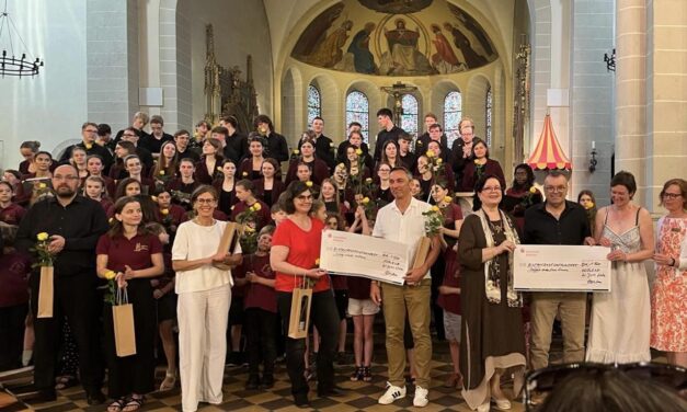Beeindruckender Besucherandrang beim Benefiz-Mittsommerkonzert der Koblenzer Zonta Clubs mit der Singschule Koblenz in der Basilika St. Kastor
