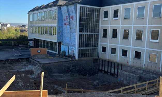 Bauarbeiten an der Clemens-Brentano-/Overberg Realschule plus verlaufen planmäßig
