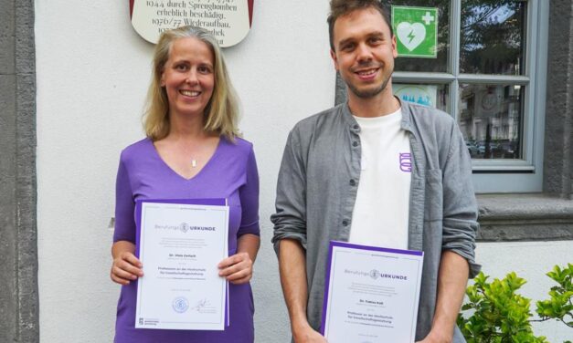 Viola Gerlach und Tobias Kalt verstärken das Team der Hochschule für Gesellschaftsgestaltung