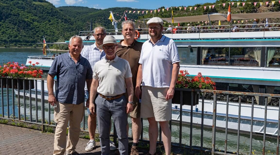 Gesellige Stunden auf dem Rhein: Knapp 600 Seniorinnen und Senioren nahmen an den Ausflügen der Stadt Boppard teil