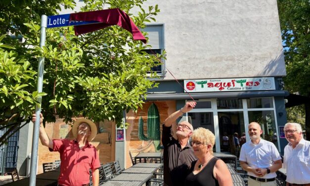 Farben, die bleiben: Koblenz hat jetzt einen Lotte-Meurer-Platz