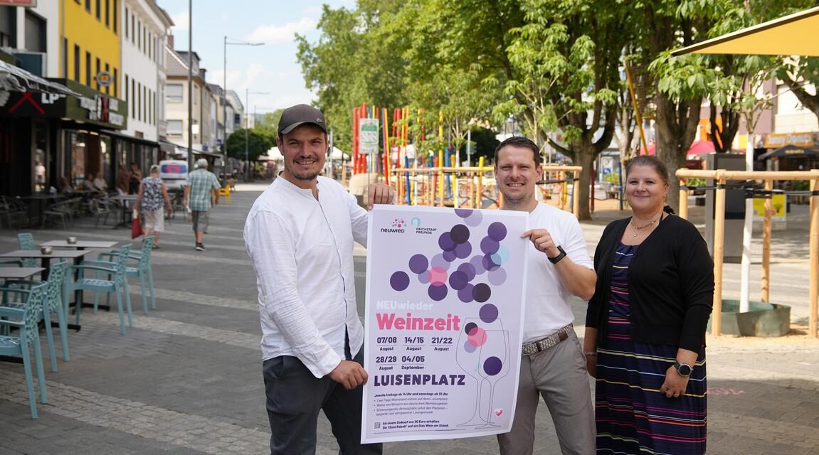 Luisenplatz wird an fünf Wochenenden zur Weinlounge