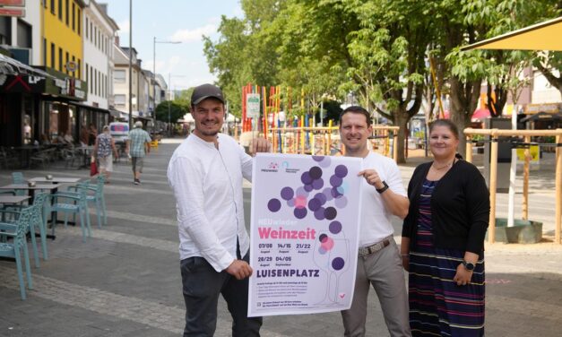 Luisenplatz wird an fünf Wochenenden zur Weinlounge