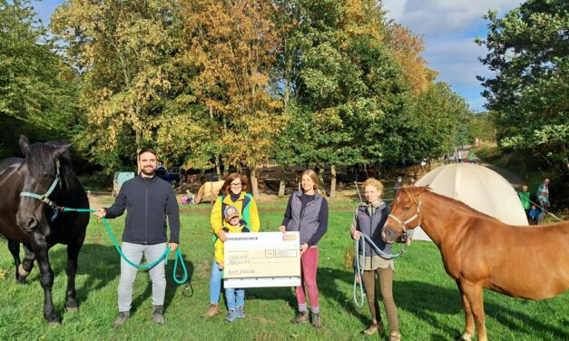 evm-Azubis übergeben 1.000 Euro an Pegasus e.V.