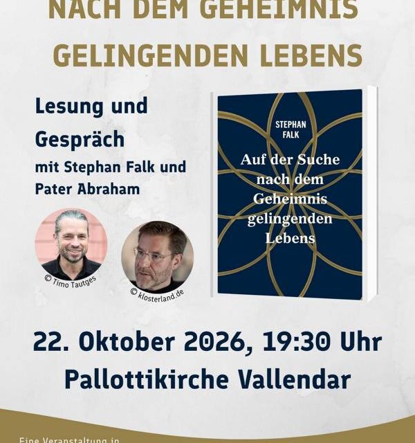 Lesung: Auf der Suche nach dem Geheimnis gelingenden Lebens