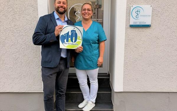 Zehn Jahre Podologische Praxis Sarah Schwinden in Lahnstein
