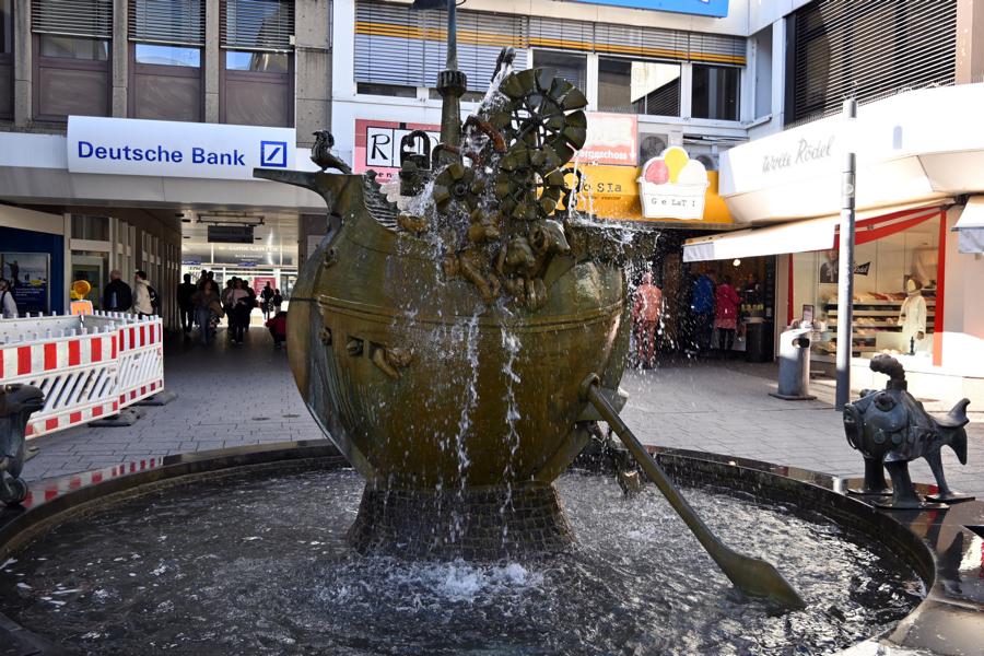 Städtische Brunnen und Wasserspielplatz gehen in die Winterpause