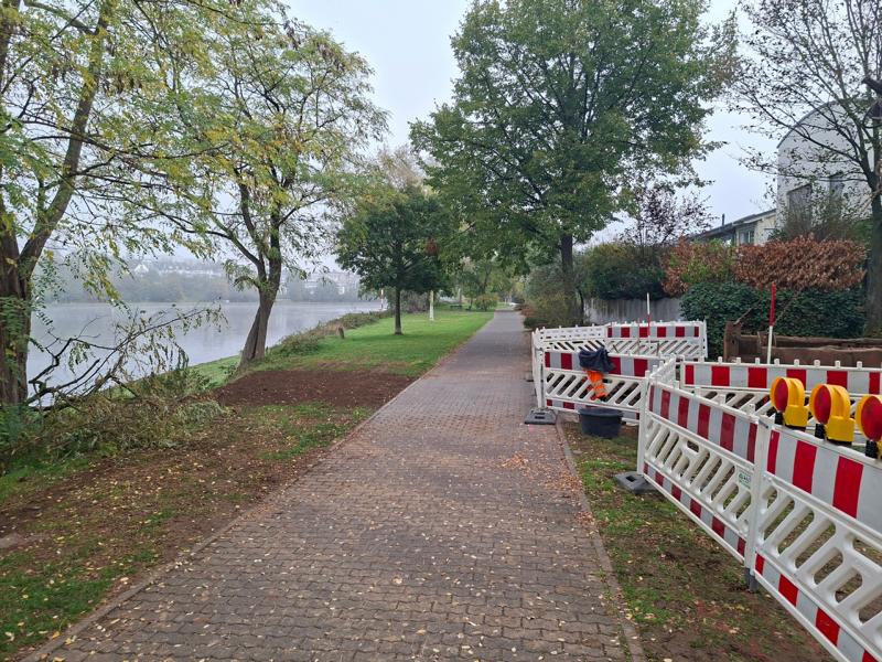Fuß- und Radweg am Willy-Brandt-Ufer nach Bauarbeiten wieder frei